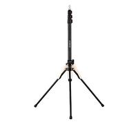 Andoer Trípode de luz de aleación de aluminio de 190 cm con soporte de pierna plegable en la parte trasera, diseño de 3 piezas con rosca de tornillo de 1/4 pulgadas para reflector de luz de flash