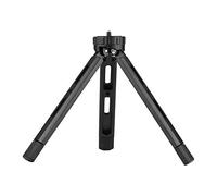 Andoer Trípode plegable de aleación de aluminio con función de montaje de tornillo de 1/4, diseño de pata para cámara réflex digital, smartphone, estabilizador de luz LED, carga máxima de 15 kg