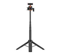 Andoer Trípode Selfie Stick Apto para Action 6 / Nano con Montaje Liberación Rápida Cabezal Bola 360 Extensión 4 Niveles Adaptador de Zapata Fría Soporte Cámara Mano Magnetizado