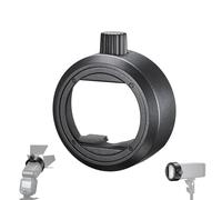 Andoer Upgraded On-Camera Flash Round Head Accessories Adapter Mount for AD200 AD200Pro AD200Pro II V860III V850III TT685II TT600 TT520II