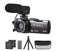 Andoer Videocámara digital 2.7K Videocámara Grabadora DV 48MP Zoom digital 16X Panel táctil IPS de 3.0 pulgadas Soporta Detección de la Cara Beauty Face Smile Capture Anti-Shake