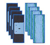 AnDongo Paquete de 8 Almohadillas para fregona iRobot Braava Jet M6 Ultimate, Almohadilla de Limpieza húmeda M6 Mejorada, Almohadilla de Limpieza de Repuesto de Microfibra Lavable