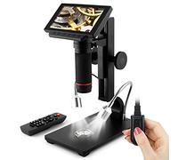 Andonstar - Microscopio digital de con pantalla 1080P de 5 pulgadas y micrófono HDMI para herramienta de reparación de placas de circuitos ADSM302