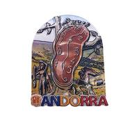 Andorra 3D Imán para refrigerador Recuerdos turísticos Resina Pegatinas magnéticas Nevera Imán Hogar y decoración de la Cocina de China