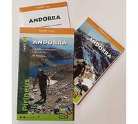 Andorra, Escala 1:40.00, 30 itinerarios. Mapa + guía de 48 páginas en 4 idiomas : catalán, castellano, francés e inglés. Piolet.: Les millors ascensions i excursions. 30 itineraris (SIN COLECCION)