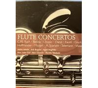 FLUTE CONCERTOS: C.P.E. Bach, Benda, Chopin, Danzi, Faure, Mozart, Telemann, Vivaldi [CD de audio] András Adorján, Erik Bosg