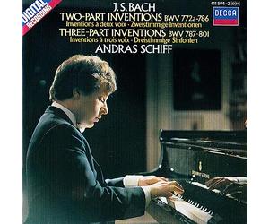 András Schiff - Bach, J.S.: Two and Three Part Inventions