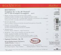 Andre Previn Beethoven: Symphony No. 6- Pastoral Egmont O (CD) (Importación USA)