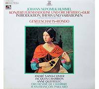 Andre Saint-Clivier (Mandoline) - [Disque 33 T Vinyle] Hummel, concerto pour mandoline introduction & variations pour hautbois & orchestre op.102, rondo de societe pour piano & orchestre op. 117, Orchestre de chambre Jean-François Paillard, ERATO (STU 70700), 1972
