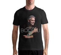 Andrea Bocelli Si Record Album Mens Fashion Leisure Cool Music Summer Black 3XL