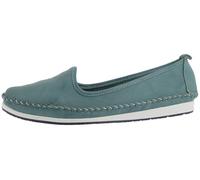 Andrea Conti 0027449 Mocasines de Cuero para Mujer, Talla:41 EU, Color:Azul