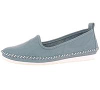 Andrea Conti 0027449 Mocasines de Cuero para Mujer, Talla:41 EU, Color:Azul