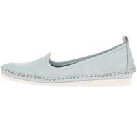 Andrea Conti 0027449 Mocasines de Cuero para Mujer, Talla:42 EU, Color:Azul