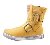 Andrea Conti 0346833 Botines de Cuero para Mujer, Talla:37 EU, Color:Amarillo