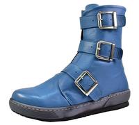 Andrea Conti Botines de Cuero para Mujer 0066009, Talla:41 EU, Color:Azul