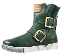 Andrea Conti Botines de Cuero para Mujer 0346833, Talla:38 EU, Color:Verde