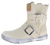 Andrea Conti Botines de Cuero para Mujer 0346833, Talla:39 EU, Color:Beige