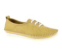 Andrea Conti Cordones para Mujer, Zapatillas, Amarillo, 36 EU