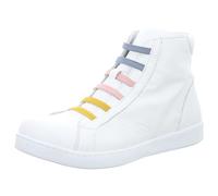 Andrea Conti Damen High Top Sneaker, Zapatillas Mujer, Blanco Pastel Multi, 39 EU