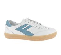 Andrea Conti Damen Low Top Sneaker Freya, Zapatillas Mujer, Blanco Azul, 42 EU