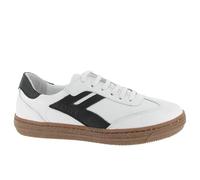 Andrea Conti Damen Low Top Sneaker Freya, Zapatillas Mujer, Blanco Negro Dark Gum, 40 EU