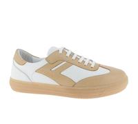 Andrea Conti Damen Low Top Sneaker Freya, Zapatillas Mujer, Camel Blanco, 42 EU
