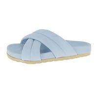 Andrea Conti Damen Pantolette, Mocasín Plano Mujer, Azul Pastel, 42 EU