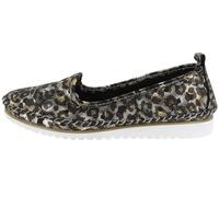 Andrea Conti Mocasines de Cuero para Mujer 0021018, Talla:37 EU, Color:Negro