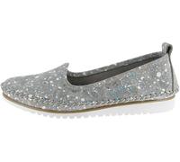 Andrea Conti Mocasines de Cuero para Mujer 0021021, Talla:42 EU, Color:Gris