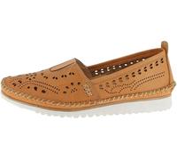 Andrea Conti Mocasines de Cuero para Mujer 1885909, Talla:39 EU, Color:Marrón
