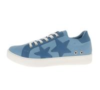 Andrea Conti Zapatillas Bajas para Mujer, Vaqueros Infinity Blue, 36 EU