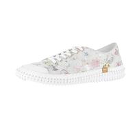 Andrea Conti Zapatillas Bajas para Mujer, White Komb, 39 EU