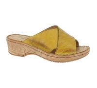 Andrea Conti Zapatillas de Mujer, Pantuflas, Amarillo limón, 40 EU