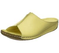 Andrea Conti Zapatillas de Mujer, Pantuflas, limón, 38 EU