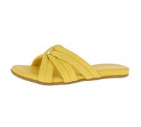 Andrea Conti Zapatillas planas para mujer, amarillo limón, 38 EU