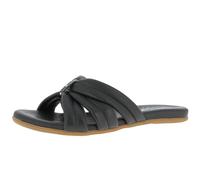 Andrea Conti Zapatillas planas para mujer, Negro, 39 EU