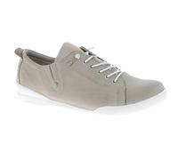 Andrea Conti Zapatos de Mujer con Cordones 0345724 Cuero Mocasines con Cordones, Gris Gris Plateado, 39 EU