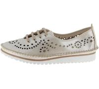Andrea Conti Zapatos de Piel con Cordones para Mujer 1881007, Talla:42 EU, Color:Gold