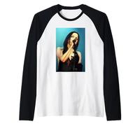 Andrea Corr La Cantante Principal de Corrs en Blue Tour 2001 Camiseta Manga Raglan
