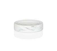 Andrea House Jabonera ceramica ef.marm 13x9x3cm. Blanco