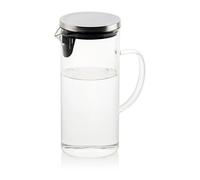 Andrea house jarra de vidrio con tapa metálica y filtro 1,5l