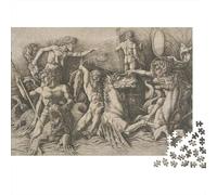 Andrea Mantegna Imposible Puzzle Dibujo, Rompecabezas Museo para Adultos Y Adolescente, Obra De Arte De Puzzles Juego De, Rompecabezas Arte De Madera 1000 Piezas