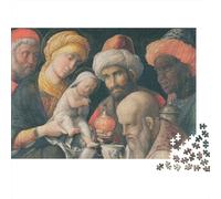 Andrea Mantegna Imposible Puzzle Museo, Puzzles Pinturaarte para Adultos, Rompecabezas Cuadros Famosos del Mundo Juego Familiar, Decoración del Hogar, Rompecabezas De Madera 1000 Piezas