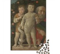 Andrea Mantegna Rompecabezas De Madera 1000 Piezas, Imposibles Puzzle Arte Adultos, Imposible Rompecabezas Cuadros Famosos del Mundo, Juguetes Educativos, Puzzles Museo Clásicos, Ón del Hogar Decora