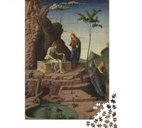 Andrea Mantegna Rompecabezas De Madera 1000 Piezas, Impossible Puzzle Arte Creativo para Adultos, Pinturaarte Rompecabezas Imposible, Desafiante Juguete Educativo para Aliviar