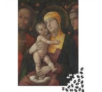 Andrea Mantegna Rompecabezas De Madera 1000 Piezas, Rompecabezas Arte, Imposible Puzzle Pinturaarte, Puzzles Cuadros Famosos del Mundo, Juego De Habilidad para Toda La Familia