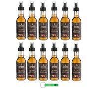 ANDREA MILANO Campania IGP Melannurca Vinagre de sidra de manzana Vinagre Aceto di Melannurca Campana IGP Spray Botella de cristal 12 x 250 ml + llavero Beni Culinari