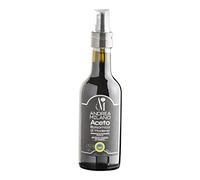 Andrea Milano, Vinagre balsámico de Módena en spray Foglia Argento, envejecido mucho tiempo en barricas de madera de primera calidad, ideal para carnes blancas y ensaladas, producto de Italia, 250 ml