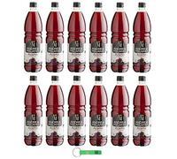 ANDREA MILANO Vinagre de vino tinto, vinagre Aceto di Vino Rosso PET 12 x 1000 ml + llavero gratuito Beni Culinari