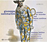 Andreas Böhlen (Flöte) - Giuseppe Sammartini: Sonatas For Recorder & Basso Continuo